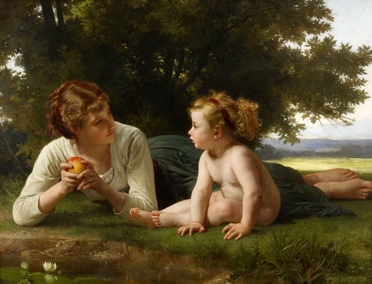 William-Adolphe Bouguereau's Temptation (1880)